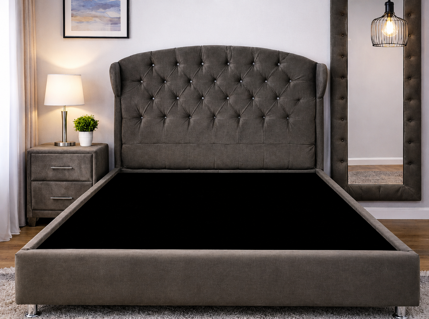 Cama Princesa con Espejo