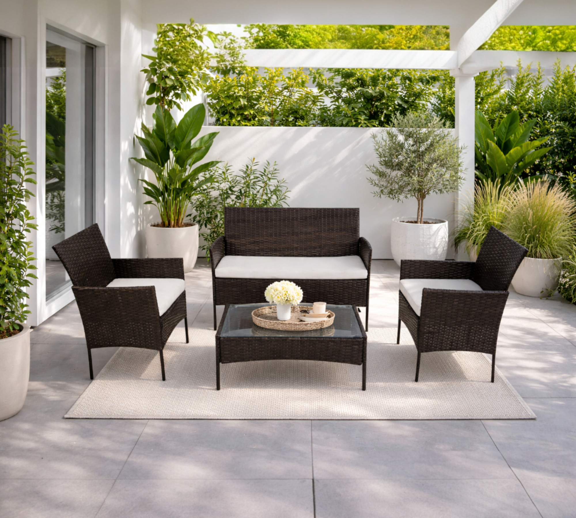 Juego De Terraza 4 Pcs